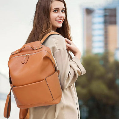 sac-a-langer-sac-a-dos-elegance-urbaine-marron